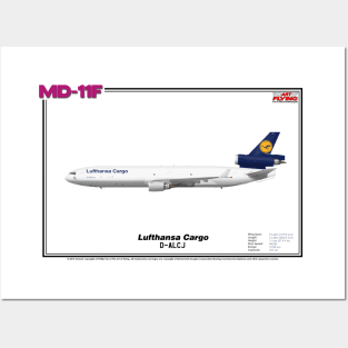 McDonnell Douglas MD-11F - Lufthansa Cargo (Art Print) Posters and Art